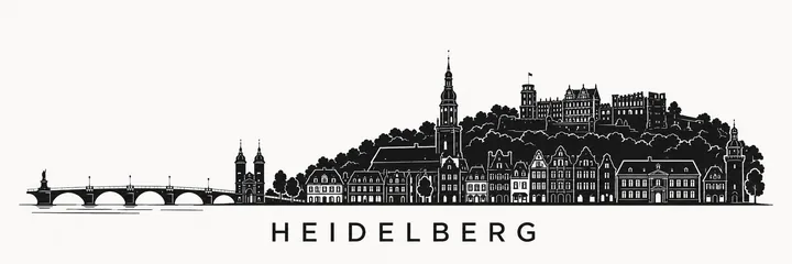 Skyline-Silhouette Heidelberg