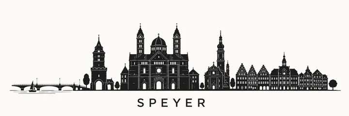 Skyline-Silhouette Speyer