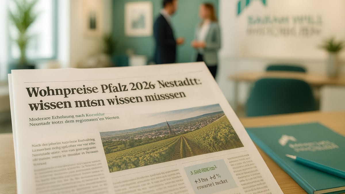 Wohnimmobilienpreise Pfalz 2026: Was Eigentümer jetzt wissen müssen